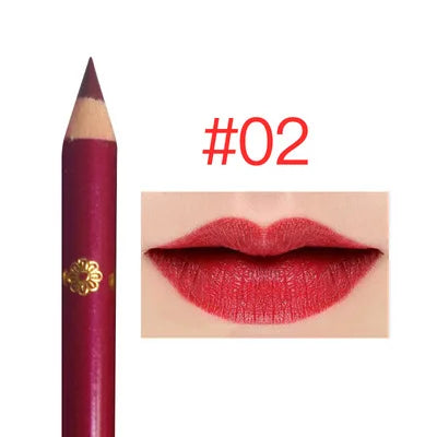 YALAIYI 12-color Lip Liner Pencil Waterproof and Colorfast for Beginners Easy To Use Lip Liner Pen Lip Liners Foggy Color Quake 2