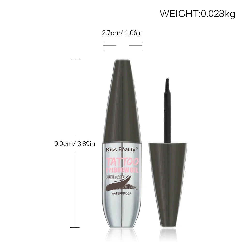 Bridal Wedding Eyebrow Tint Peel Off Gel Waterproof Long Lasting Natural Color Semi Permanent Makeup for Wedding Day Quake