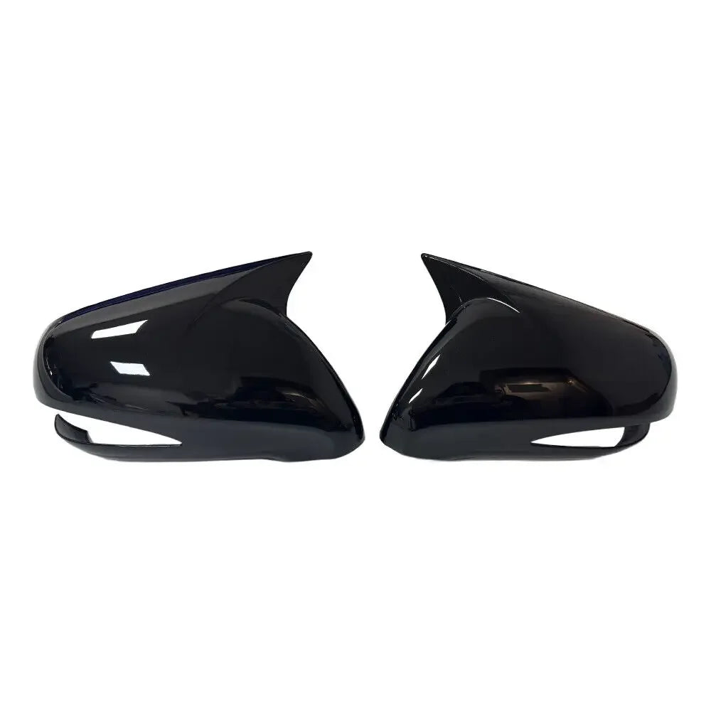 For LHD Lexus IS350 IS250 ES350 2008-2012 Car Sticker Rearview Side Mirror Cover Wing Cap Exterior Door Rear View Case Trim ABS Quake