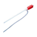 Universal Car Fuel Oil Siphon Pump Hand Manual Gas Transfer Oil Liquid Plastic Syphon Transfer Pump Quake red