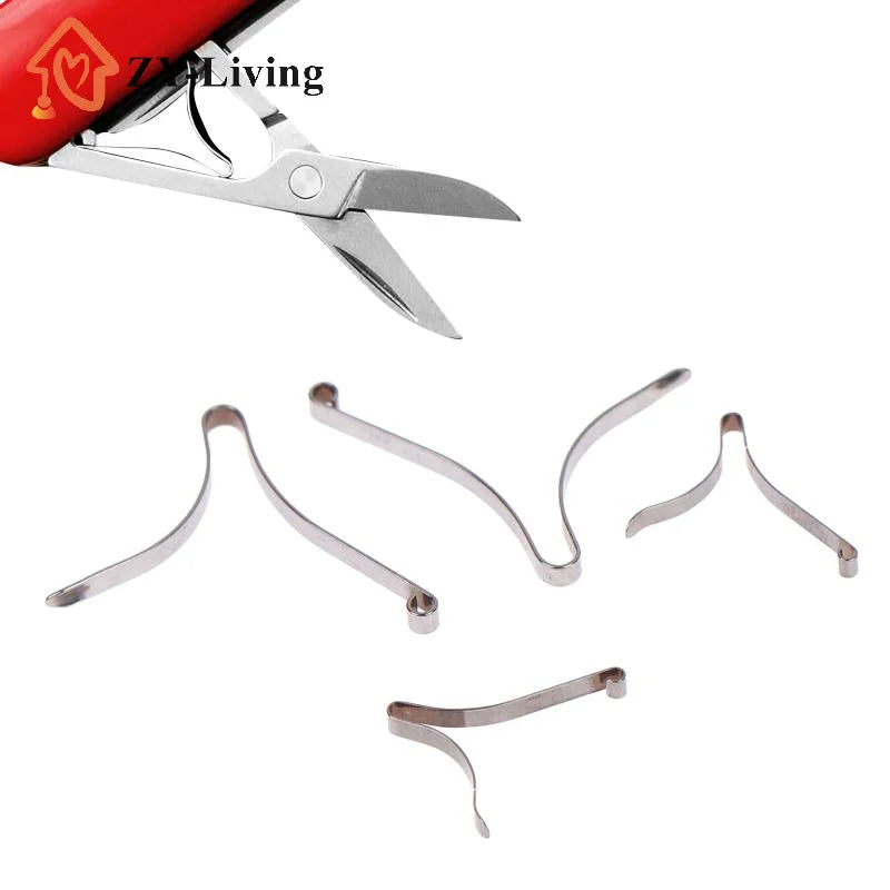 1Pcs Scissors Accessories Clip Spring For 58mm 91mm Knife 301 Stainless Steel Spring Quake