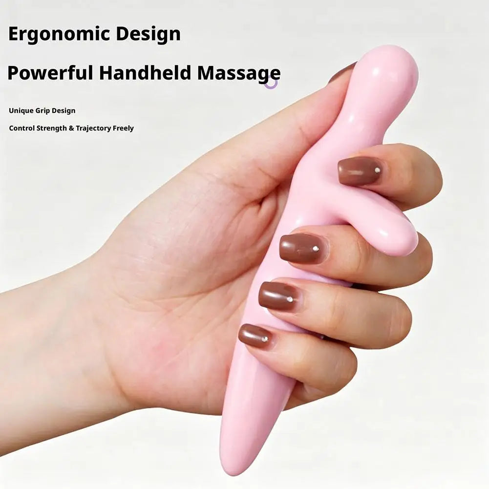 Manual Trigger Point Massage Tool Thumb Saver Deep Tissue Massage for Whole Body, Knot and Stress Relief Muscle Relaxation Quake