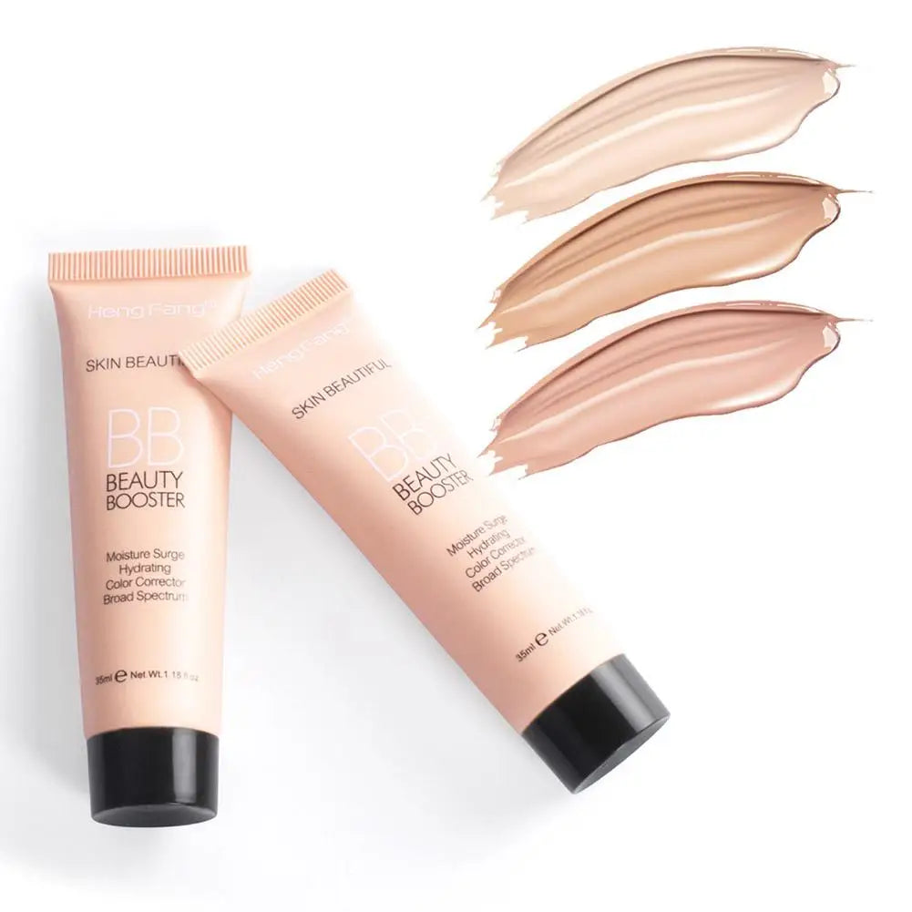 Natural Hydrating BB Cream Full-Coverage Foundation & Concealer, Color Correcting Tinted Moisturizer Cream Even Skin Tone Makeup Quake