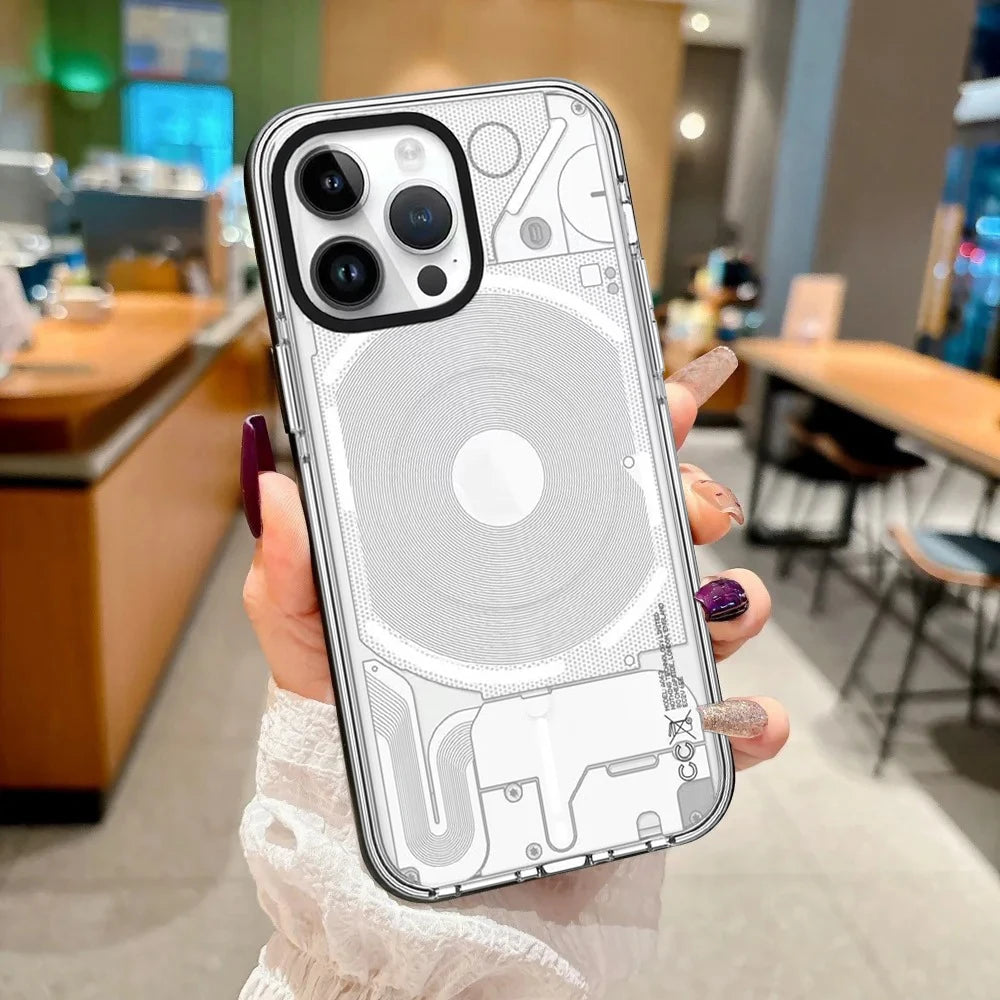 6092095 Impact Black / White Border Magnetic Case: Compatible with IPhone 18 17 16 15 14 13 Pro Max 18Pro Quake
