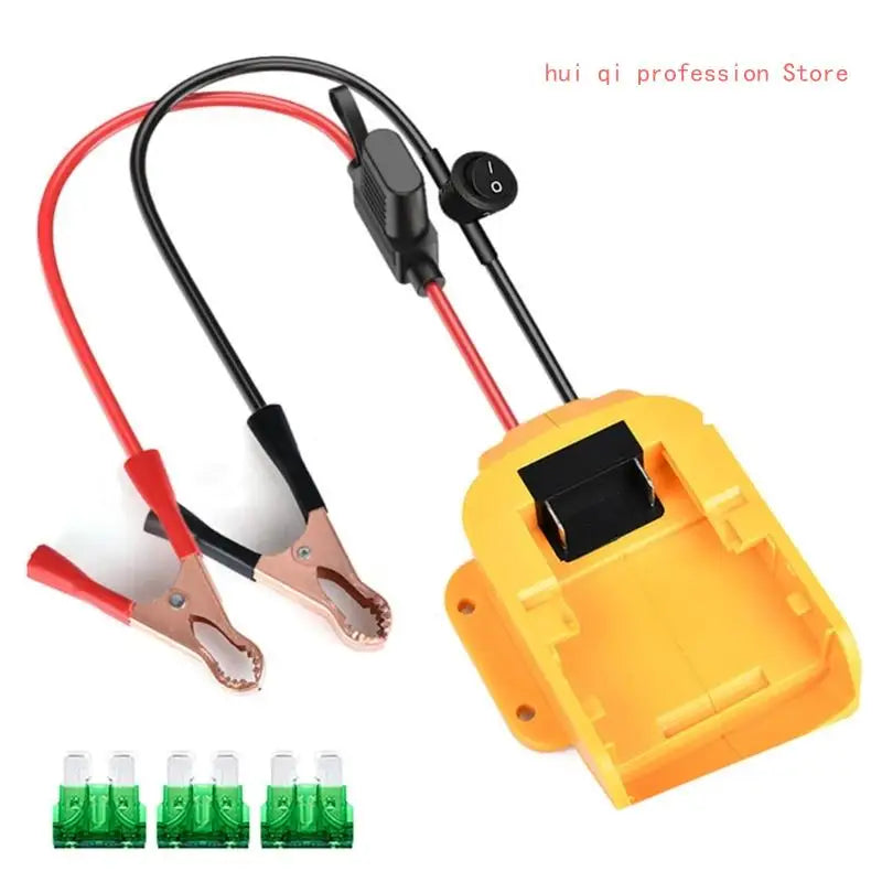 Lightweight Emergency Battery Jump Starter for Multiple Vehicles with Cables Quake
