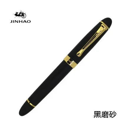 New jinhao x450 Luxury High Quality Metal Black Ink Fountain Pen 0.5 mm Nib Pens School & Office Supplies Gift Quake 02