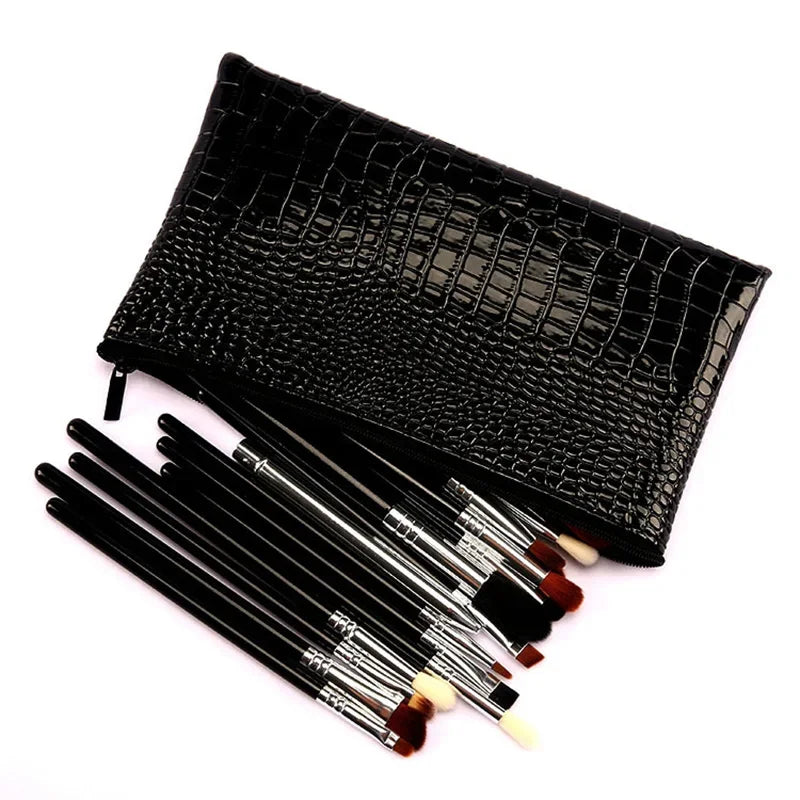 19Pcs/Set Makeup Brushes Cosmetic Powder Eye Shadow Foundation Blush Blending Beauty Professional Make Up Brush Cosmetic Kit Quake