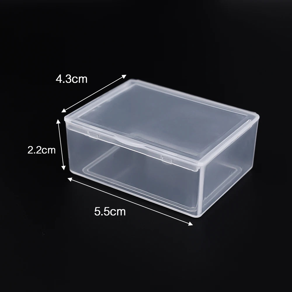 Large Capacity Storage Box for Jewelry Stationery Headwear Rectangular Plastic Collection Case Multipurpose Home Organizer Box Quake XS