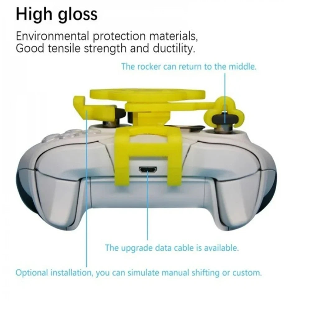 Gaming Racing Wheel Pubg Mobile Joystick 3D Mini Steering Wheel Case Add on for Xbox One X / Xbox One S / Elite Controll Quake