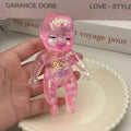 Squishy Maltose Sugar Glitter Shiny Stress Relief Toy Stretchable Slow Rising Fidget Toy Adults Stress Relief Gifts Home Decor Quake Pink