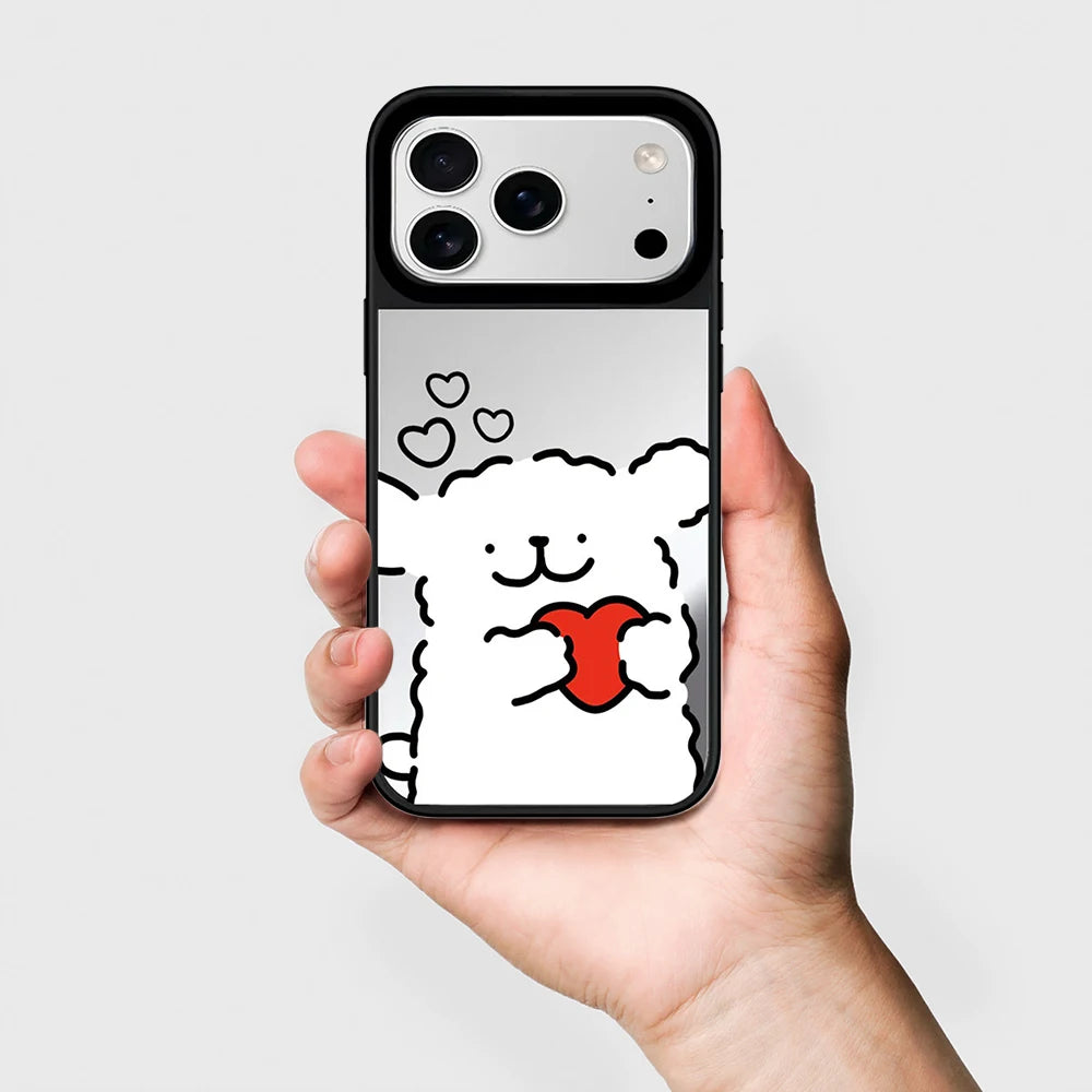 609077 Mirror Surface Magnetic Phone Case Cover for IPhone 13 14 15 16 17 18 Pro Max Case Quake