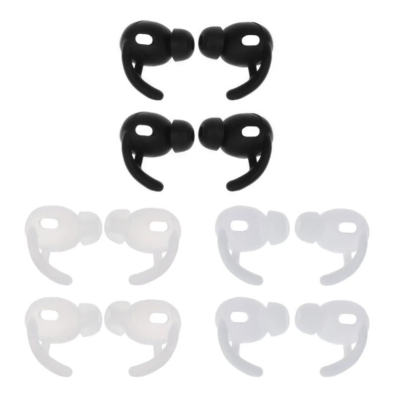 2Pairs Soft Silicone Ear Pads Eartips For Airpods 3 Silicone Ear Hook In-Ear Earbuds Earphone Accessories Ear Tips K1KF Quake