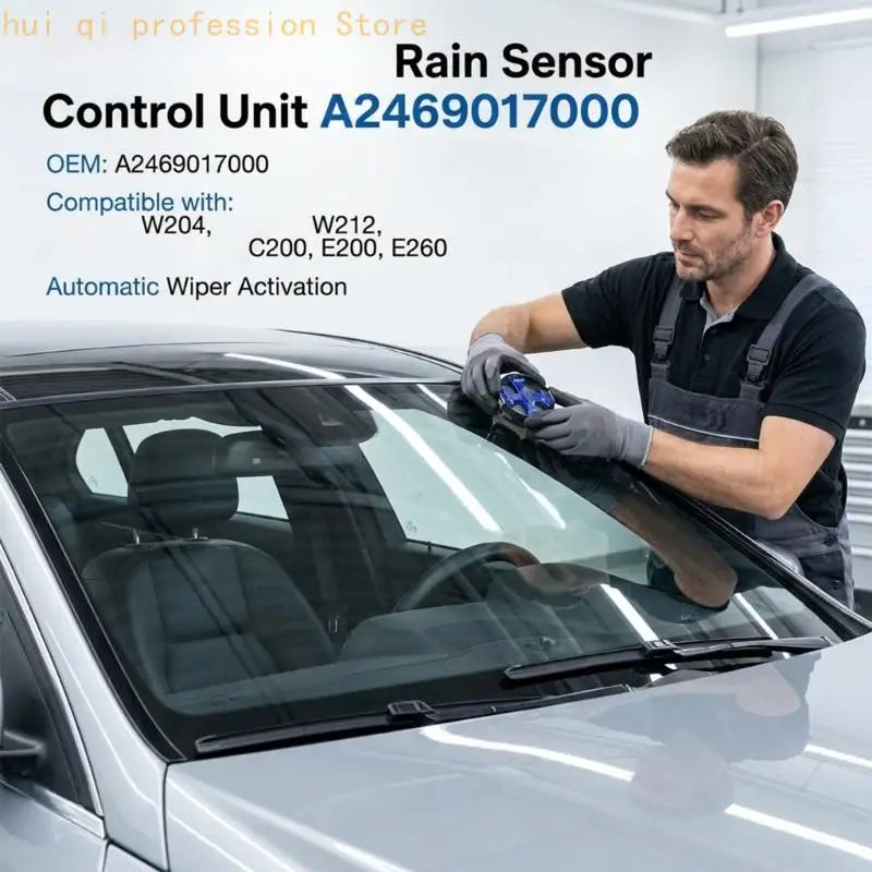 Rain and Light Inside Windshield Mount for W246 B180 B200 B220 B250 CLA180 GLA200 GLA220 GLA250 Auto Wiper Headlight Input Quake