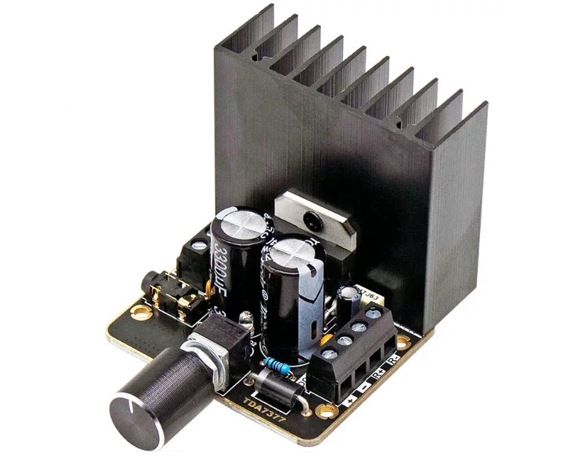 diy automotive-grade speaker power amplifier board DC12V stereo 2*30W high-power audio amplifier module TDA7377 Quake Default Title