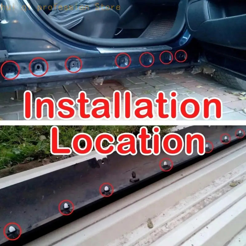 Door Interior Trim Panel Clip Replace 7703077469 Automotive Trim Clips Designed For Door Panel Maintenance H8WE Quake