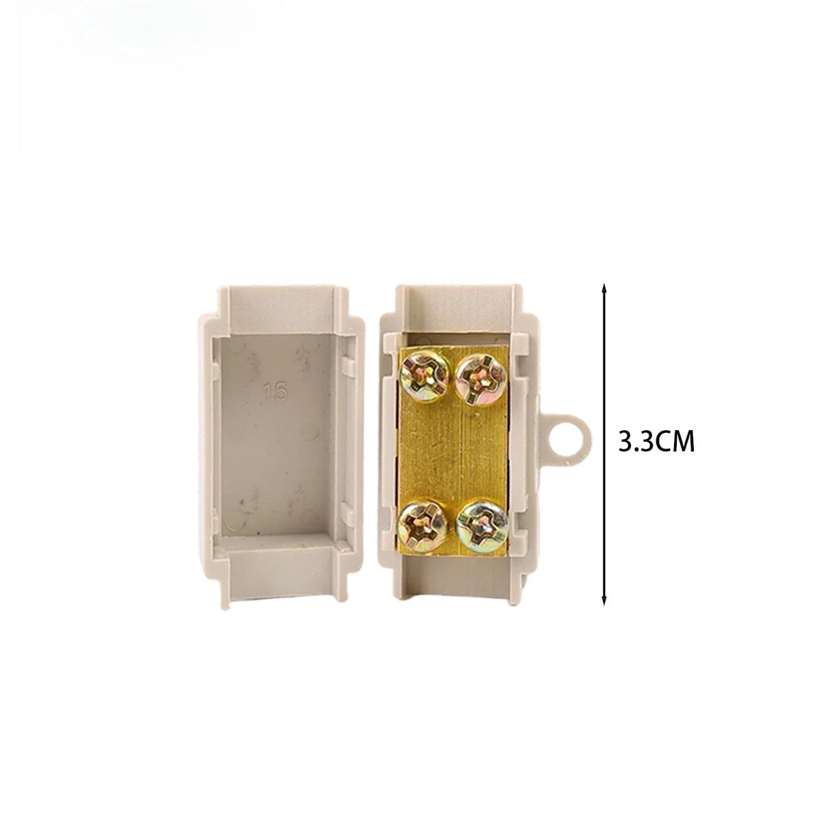 5/1Set T-type Branch Wiring Terminal Quick Wire Connector Block Electrical Cable Junction Box High Power Splitter Wire Connector Quake B 1Set