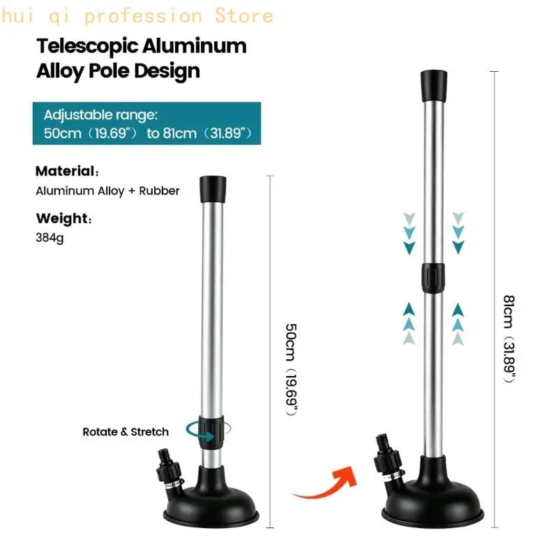 Aluminum Rubber Inboard Engine Cleaner Telescopic Flusher For Ship Engine Care H8WE Quake