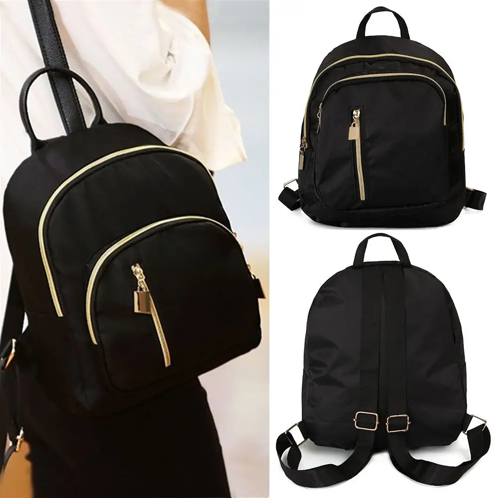 Travel Women's Multi-Function Girl Purse Shoulder Bag Mini Backpack Oxford Daypack Quake