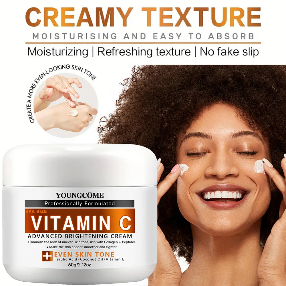 Vitamin C Face Cream Firming Moisturizing Brightening Hydrating Facial Cream Day Creams Beauty Face Skin Care Quake