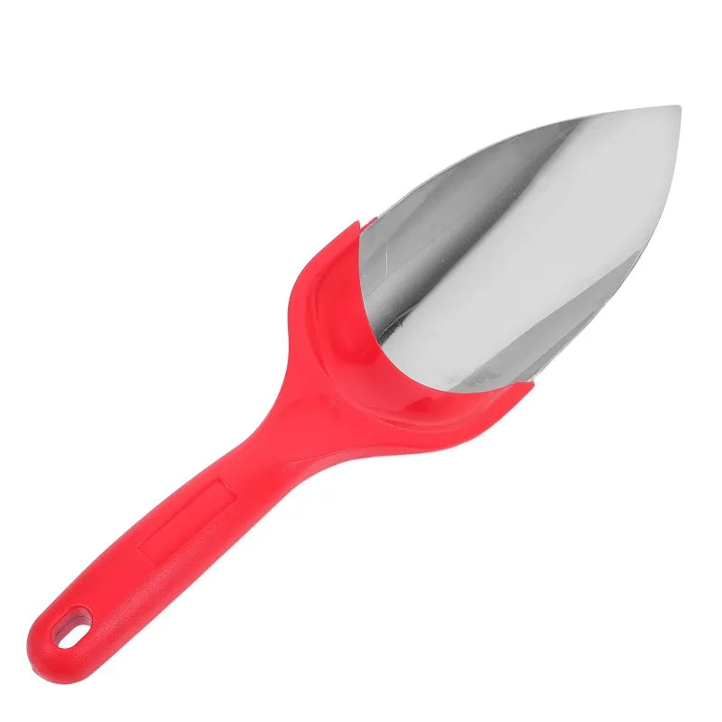 Multipurpose Stainless Steel Shovel Garden Hand Trowel Suitable for Yard Potting Soil Loosening Planting and Home Ice Scooping Quake