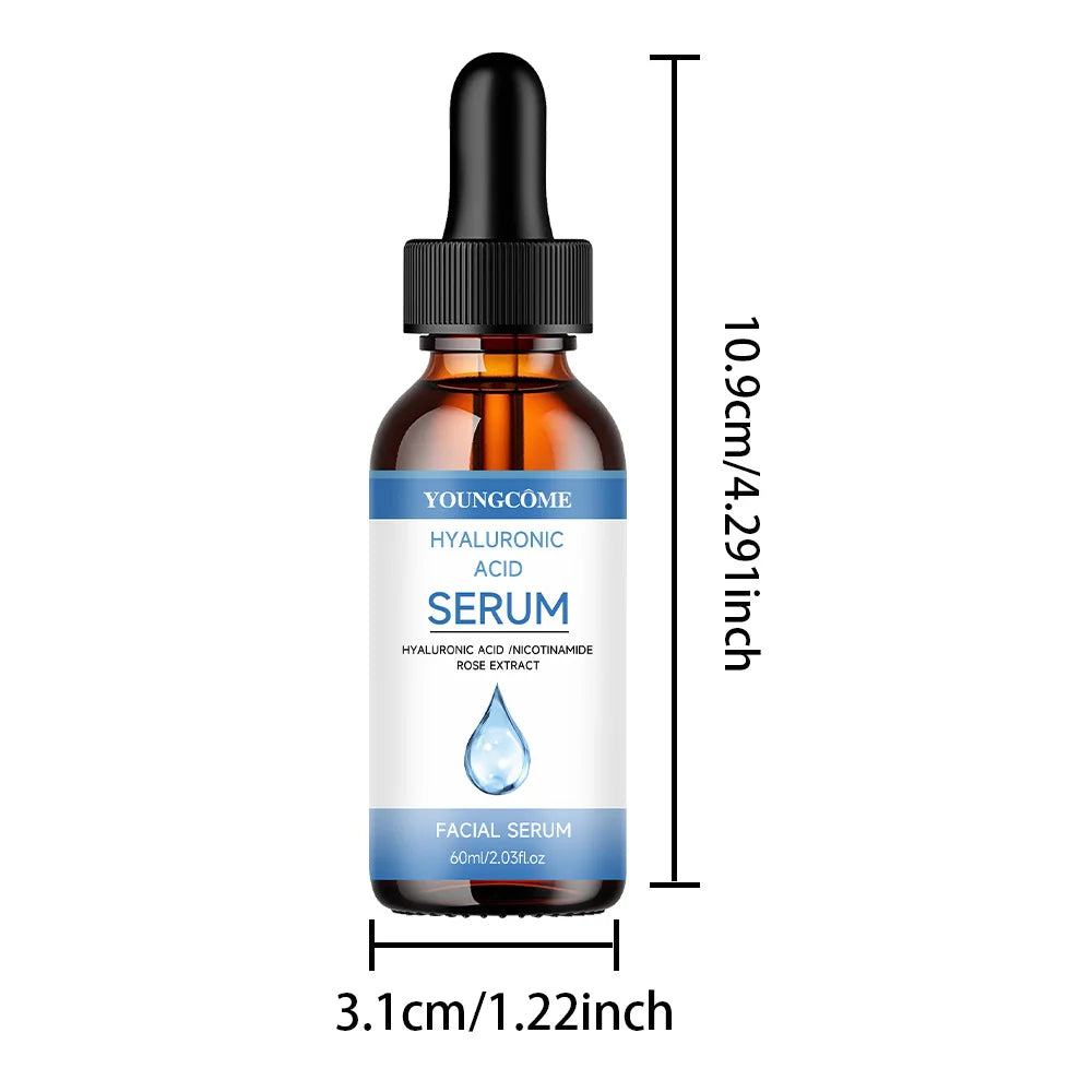 Hyaluronic Acid Collagen Fast Wrinkle Removing Facial essence Liquid Lifting Firming Exfoliating Anti aging Whitening Skin Care Quake 60ML
