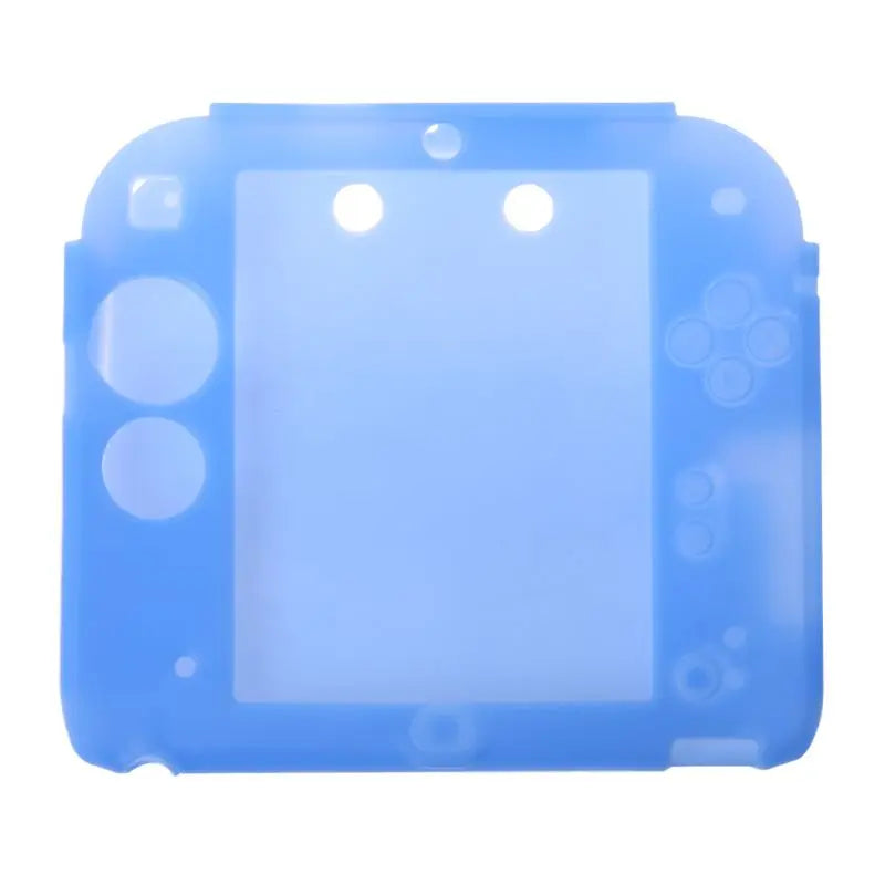 Soft Silicone Gel Protective for Case Protector Protective Cover Sleeve for 2DS K1KF Quake Blue