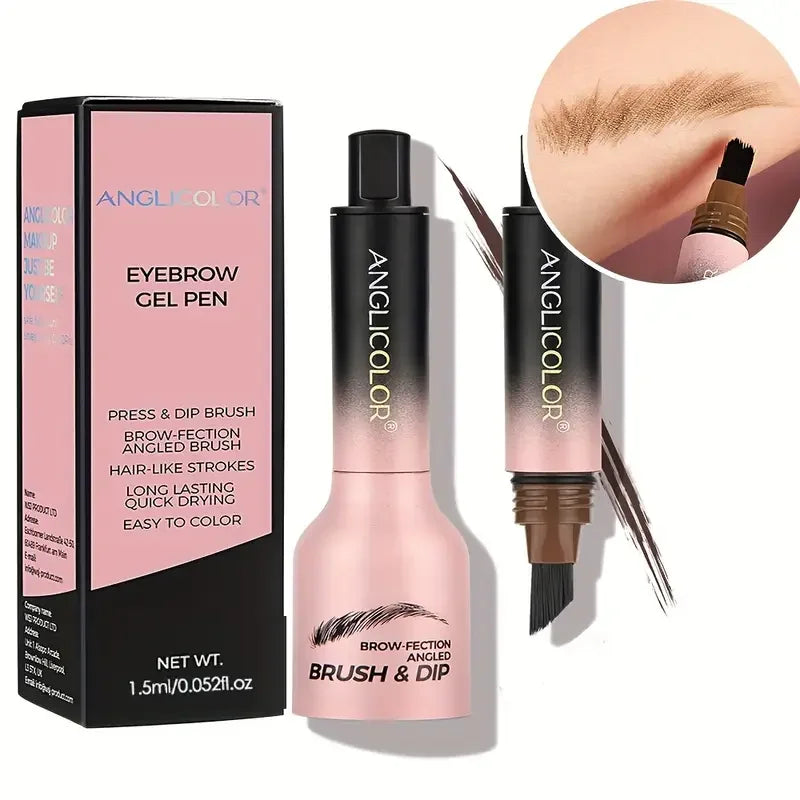 Wild yebrow Cream Waterproof Not Smudge Eyebrow Cream Long Lasting Color Rendering Smear-Proof Makeup 3D Brow Dye Cream Eyebrow Quake