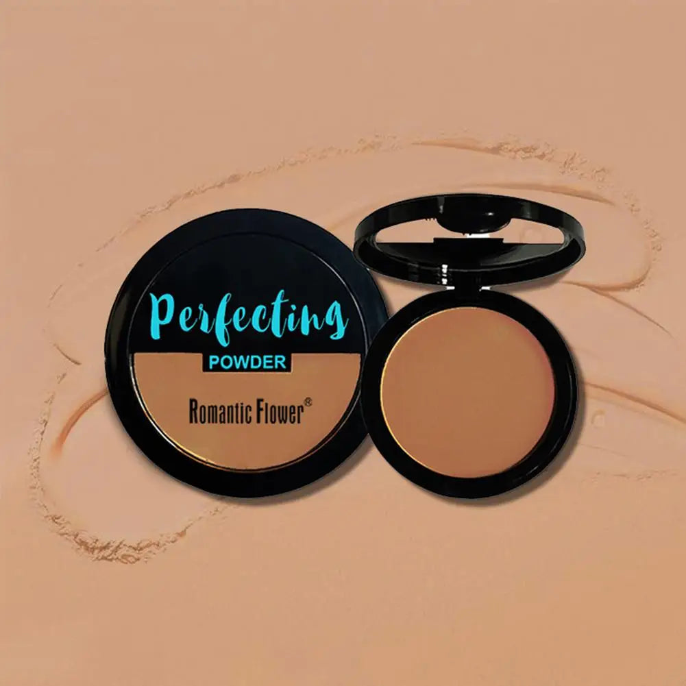Dark Matte Setting Powder Invisible Matte Poreless Pressed Face Powder Makeup Lightweight Breathable Oil Control Deep Concealer Quake