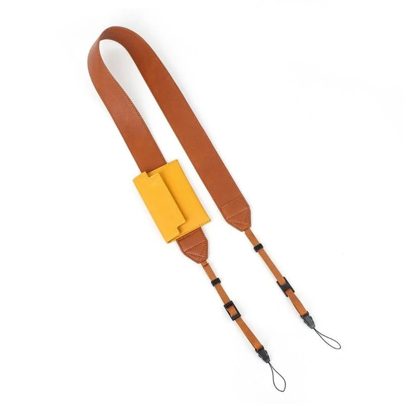 Adjustable Camera Shoulder Neck Straps Multifunctional PU Leather Straps for DSLR SLR Cameras Accessories K1KF Quake