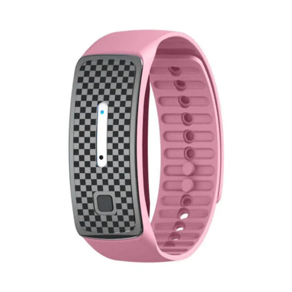 Practical Magnetic Health Ultrasonic Bracelet Smart Wristbands Lymphatic Detox Bracelet Body Shape Wristband Quake Pink