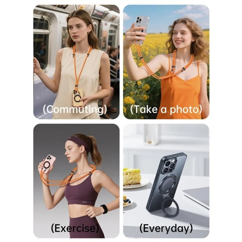 Detachable Phone Strap Adjustable Neck Shoulder Mount Multiple Scene Not Slip Phone Holder Modular Phone Spare K1KF Quake