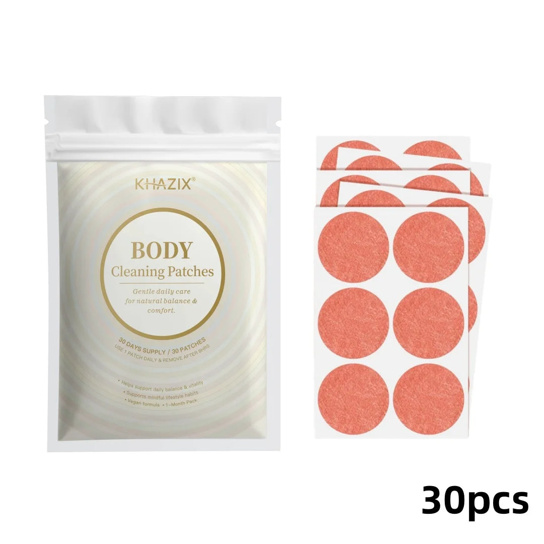 30Pcs Energy Patches Natural Ingredients Vegan Friendly Daily Energy Boost Patch Portable Body Stickers for Work Travel Sports Quake 30pcs