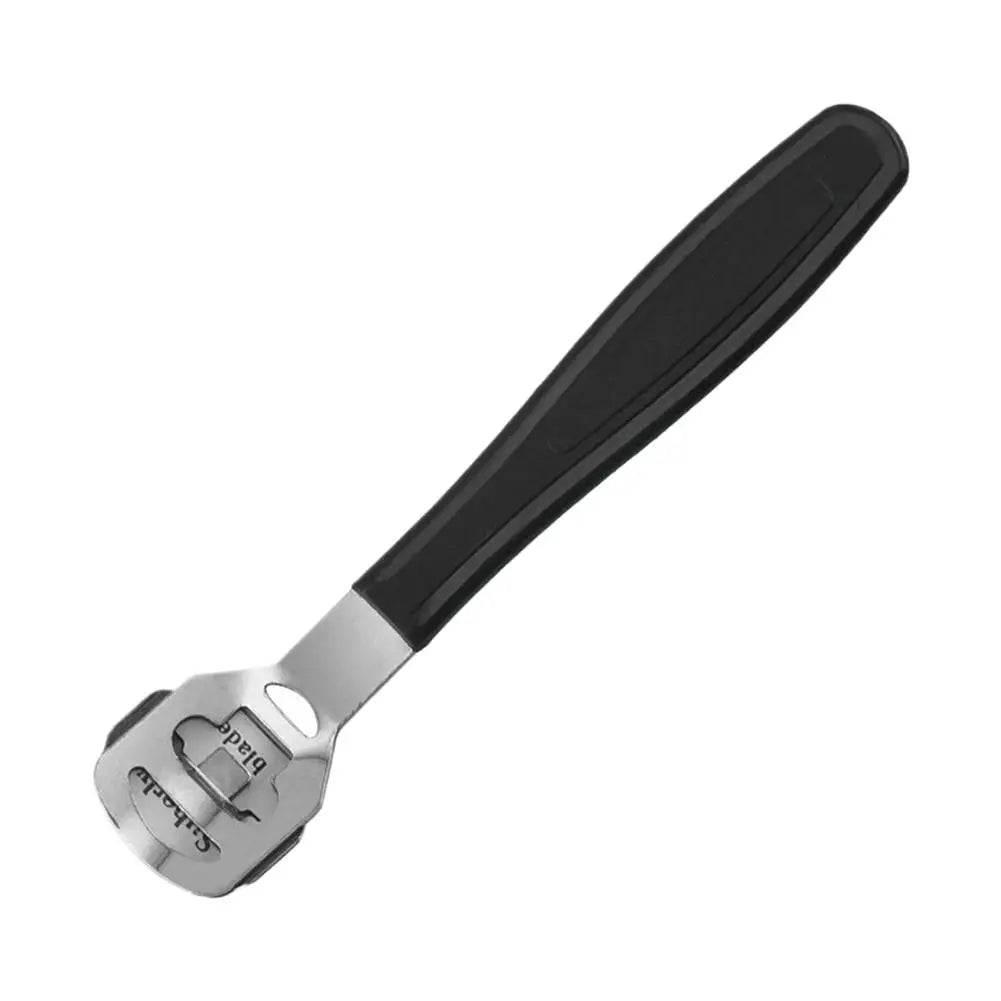 Stainless Steel Callus Shaver Remover with Blade, Pedicure Razor for Feet & Hands Foot Razor Callus Removal Callus Blade Remover Quake black