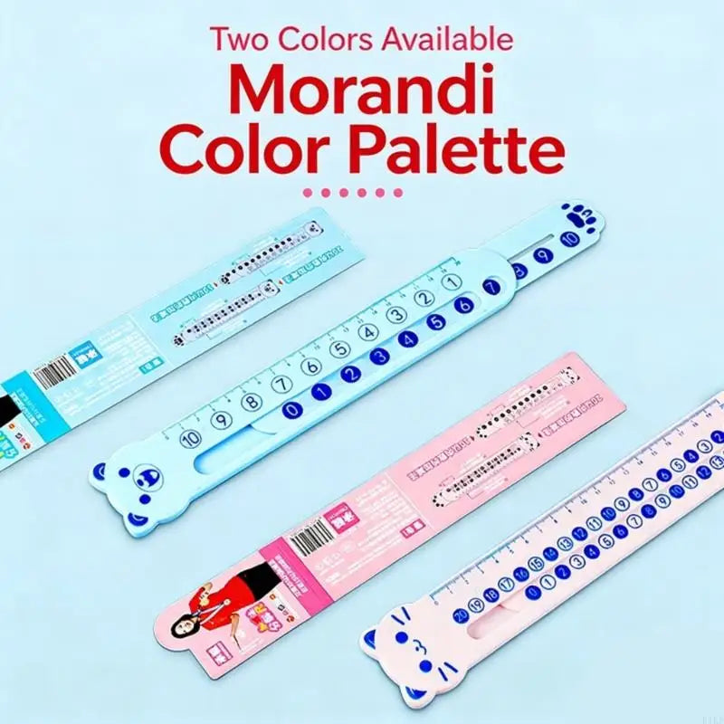 Interactive Math Measurement Ruler Double Sided Addition and Subtraction Decomposition Ruler For Children Kindergarten K1KF Quake