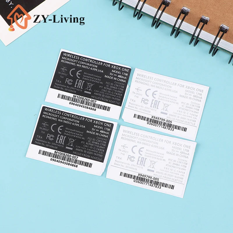 2pcs Lable Seals Sticker Handle Stickers For ONE Slim Wireless Controller Sticker Quake