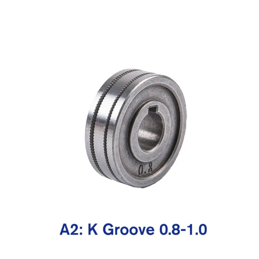 for Steel Aluminum Flux Cord Wire Welding Accessory Drive Wheel Knurl K V U Groove Welding Wire Feeding Roller MIG Wire Guide Quake 0.8-1.0mm-K Groove