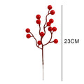 30/1Pc Artificial Red Berry Branches 13Heads Foam Red Berries Christmas Tree Ornament DIY Garland Home Party New Year Decoration Quake 13 Heads 1PC