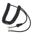 70cm Replacement Microphones Mic Cable Cord Wire for Yaesu for MH 36B6JS FT-8900R MH-48A6J MH-42B6J FT-1500 Black K1KF Quake Default Title