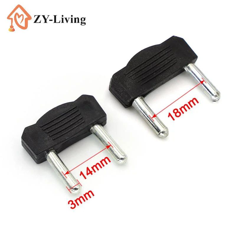 10Pcs 14mm 18mm Pitch Connecto Plug Audio Video Terminal Block Banana Plug 3mm Needle Short-circuit Plugs Quake
