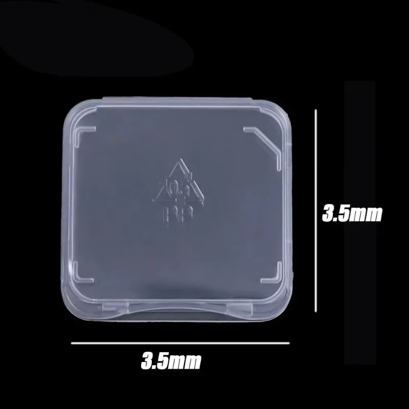 30/1PCS Transparent TF/SD Memory Cards Protective Case Holder Storage Boxes Portable Mini SIM Card Prevent Dirt and Damage Box Quake