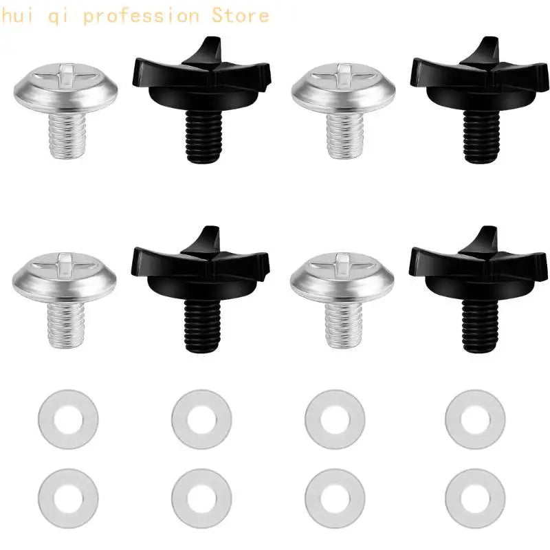H8WE Adjustable Bike Motorcycle Helmets Visor Screws And Antislip Rubber Washers Set Accessories Suitable For Secure Helmets Quake