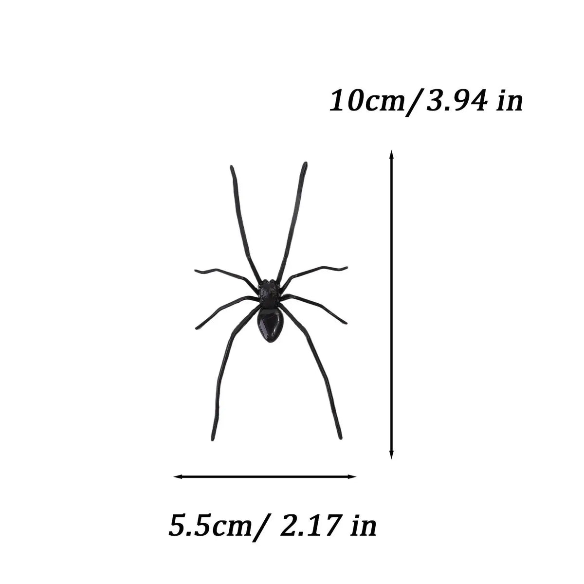 Simulated Spider Magnetic Refrigerator Sticker Funny Prank Horror Halloween Decor Kitchen Whiteboard Locker Multi-Scene Decor Quake 1PC