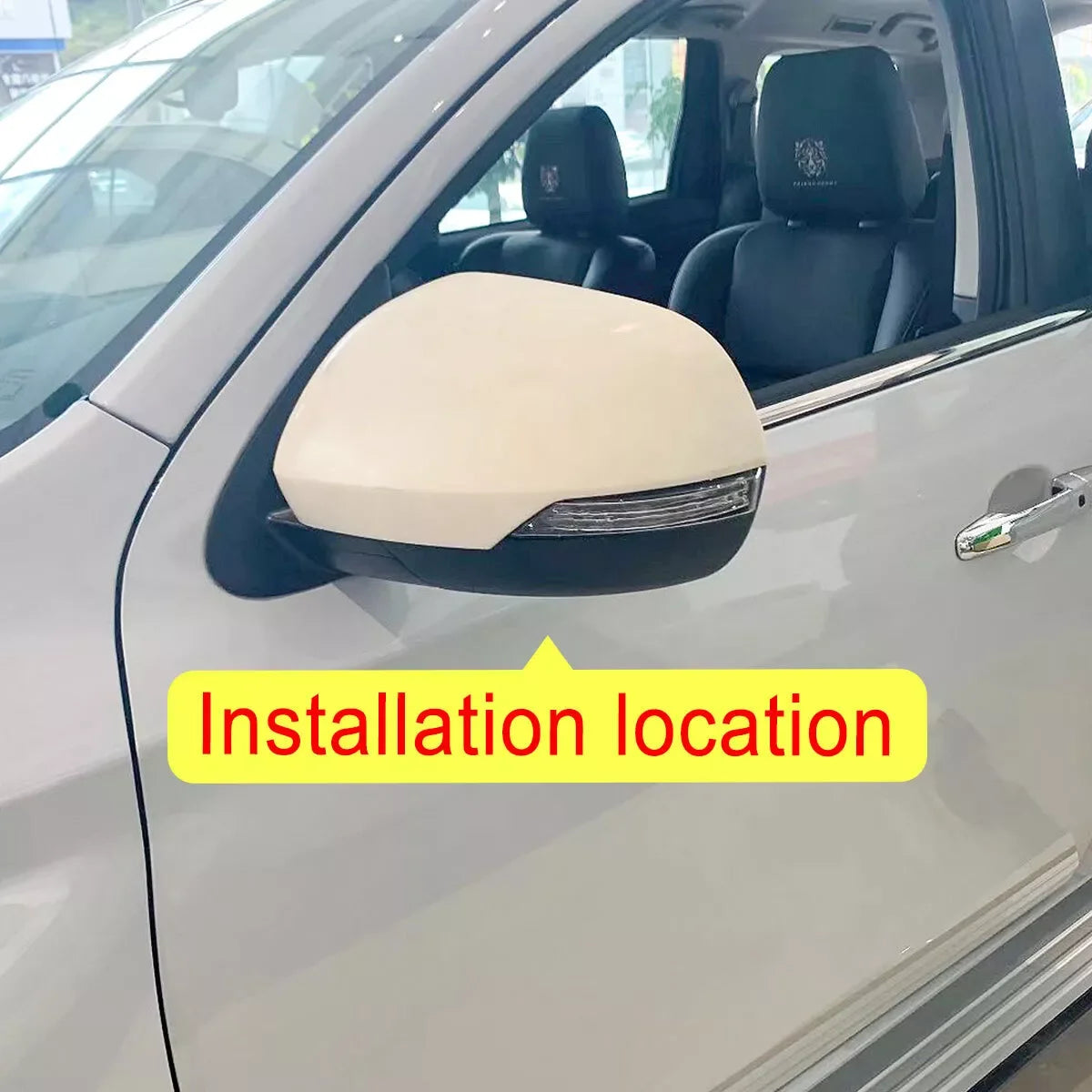 For Mitsubishi Montero Pajero Sport 2016-2022 2x Car Sticker Rearview Side Mirror Cover Wing Cap Exterior Case Trim Accessories Quake