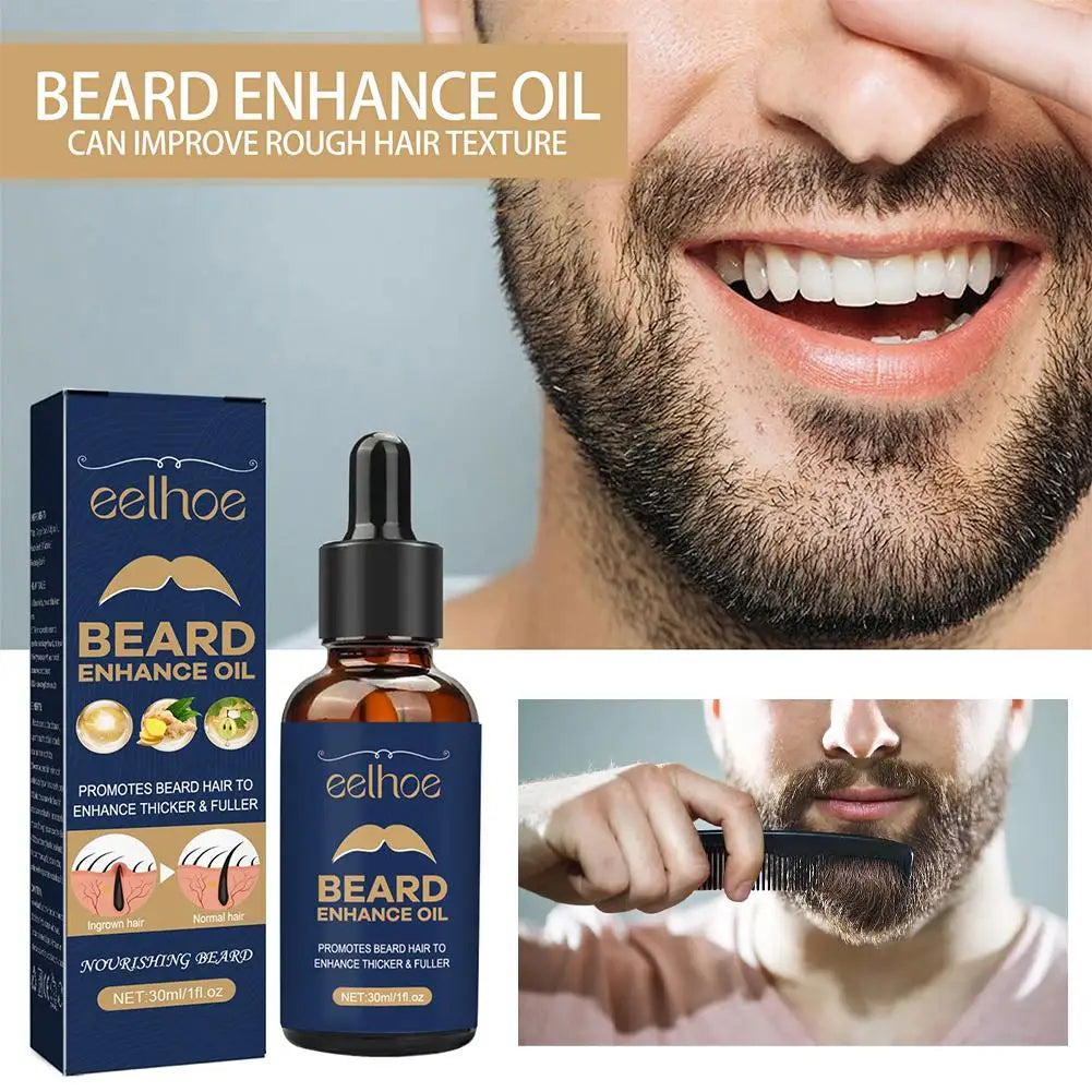 30ml Beard Care Oil For Men Beard Growth Grooming Kit Soften Strengthen Styling Beard Oil Thicker Nourish Beard Serum Beard Care Quake