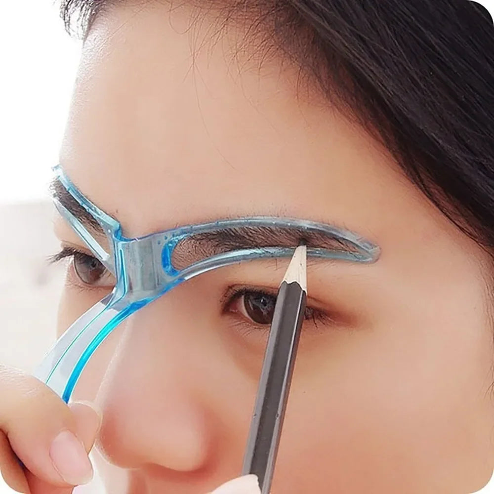 Eyebrow Special Stencil Eyes Makeup Stencils Grooming Shaping Helper Eye DIY Beauty Tool Reusable Eyebrow Drawing Guide Template Quake