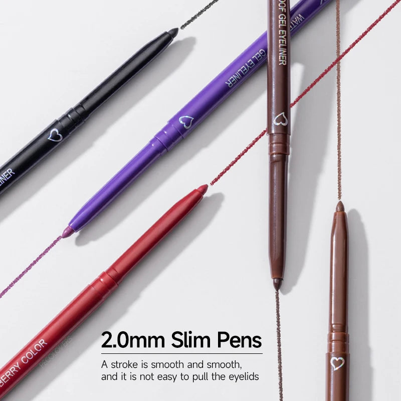 Waterproof Matte Eyeliner Pen, Quick Dry, Long-Lasting, Smooth Application, Perfect For Versatile Eye Makeup, Beauty Cosmetics Quake