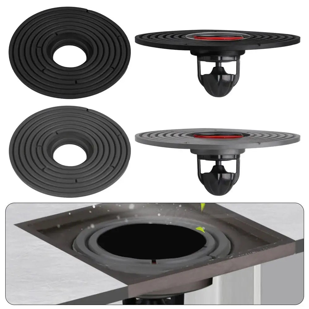 1Pcs Bathroom Floor Floor Drain Core Odor And Insect Proof Large Size Sewer Cover Can Be Cut 138mm Sewer Rapid Drainage Quake