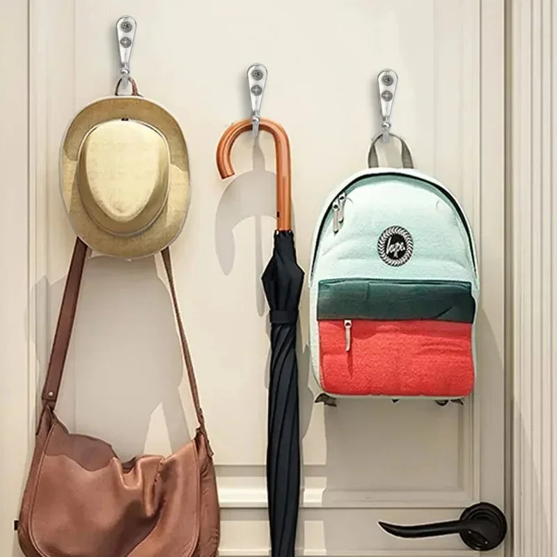 50/1Set Small Wall Mounted Hook with Screws Retro Metal Hooks for Hanging Bag Towels Key Rack Home Kitchen Bathroom Accessories Quake