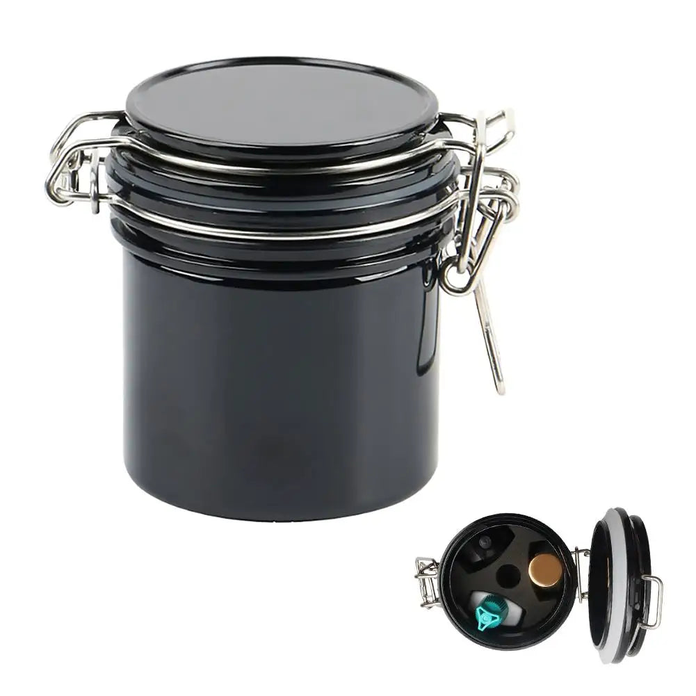 Portable Eyelash Glue Storage Tank Eye Lash Extension Organizers Activated Carbon Sealed Jar Leak Proof Container Cylinder Quake 1pc