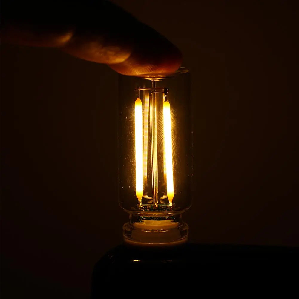 Car USB Night Light Touch control Dimmable LED Filament Lamp USB Plug and Play Decorative Atmosphere Light for Car Bedroom Quake